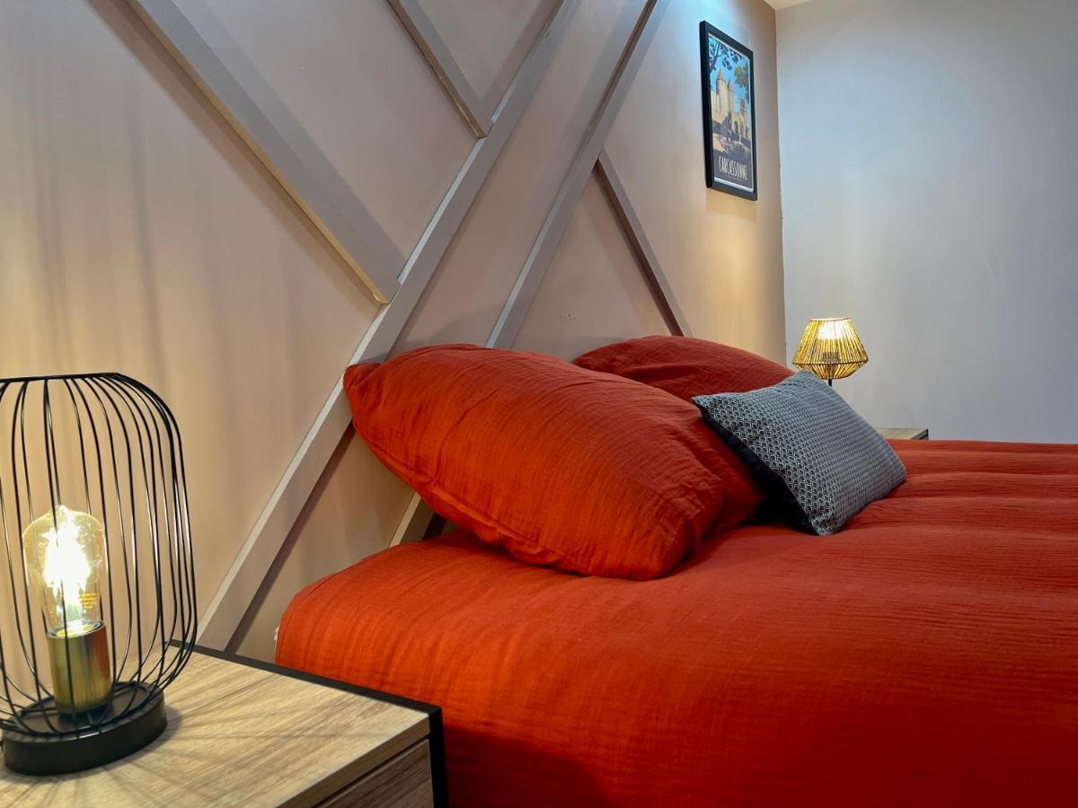 Rooftop N°38 - Rooms Et Studios - Vue Cite Medievale Carcassone Exterior photo